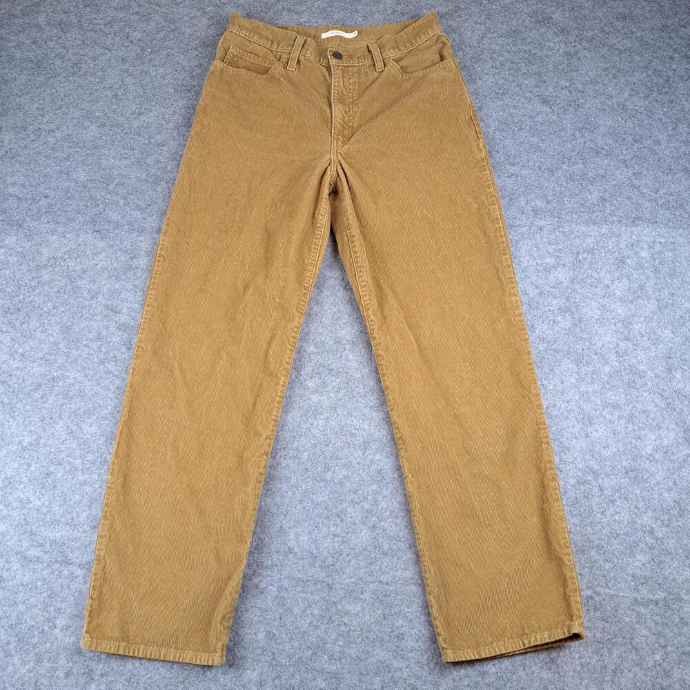 Levis Pants Womens 29x31 Brown 94 Baggy Corduroy High Rise Relaxed 90s Grunge